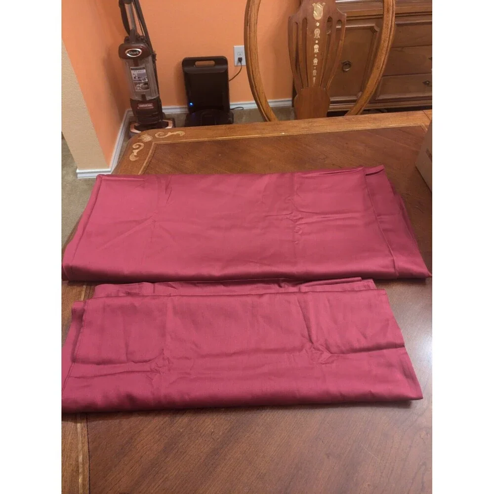 Distant Land flat sheet  Queen individual  Maroon & 2 Pillow Cases 100, %Cotton